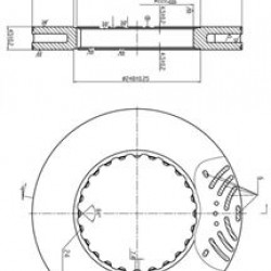 Disc frana VOLVO FH13 MTX-T-801